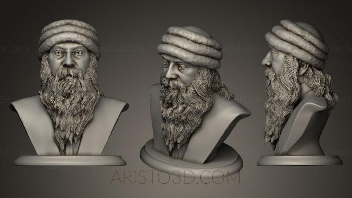 Busts and bas-reliefs of famous people (BUSTC_0515) 3D model for CNC machine